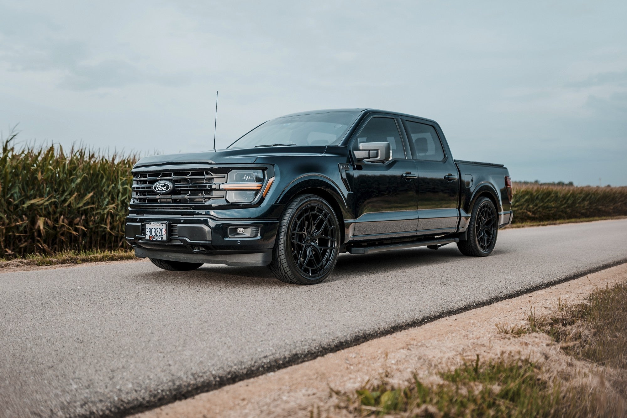 2022 Ford F150 with Niche Adria wheels in Matte Black