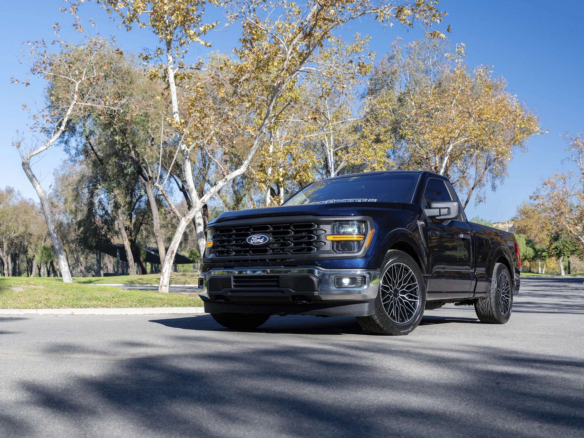 2024 Ford F150 with Niche Calabria 6 wheels in Gloss Black w/ Machined