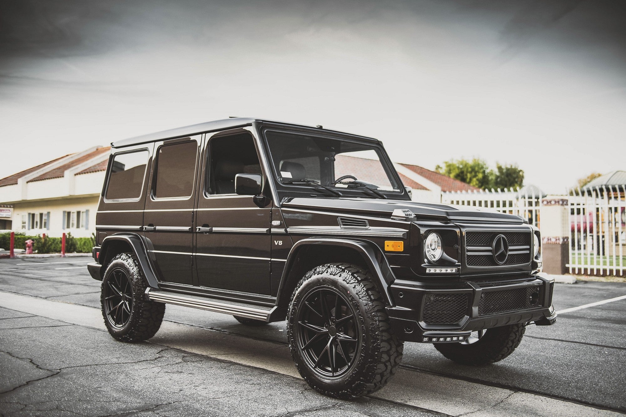 2018 Mercedes G550 with Niche Misano wheels in Matte Black