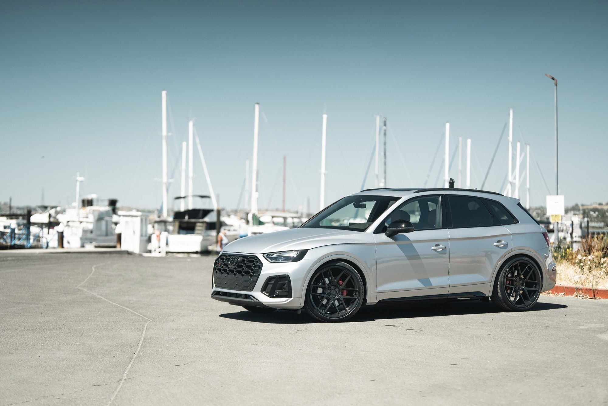 2023 Audi Sq5 with Niche Rise wheels in Gloss Black