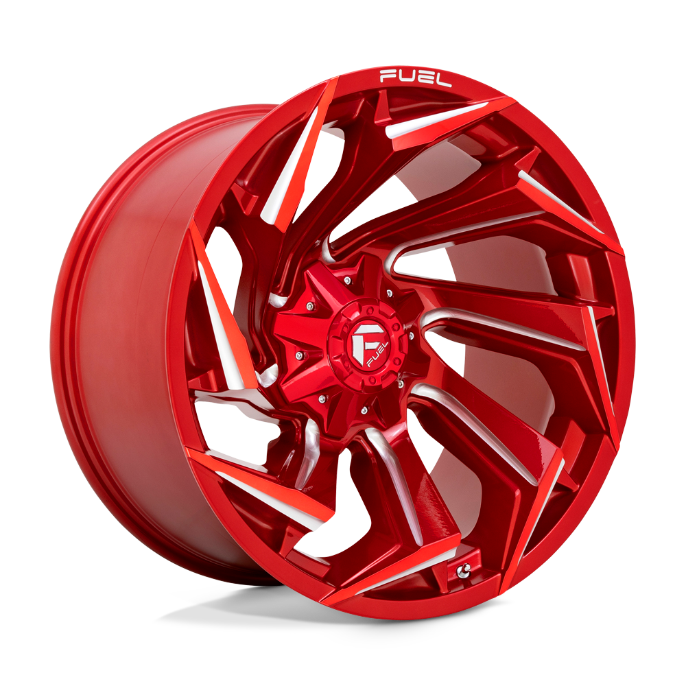 Fuel Off-Road Reaction Candy Red Milled wheel