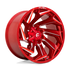 Fuel Off-Road Reaction Candy Red Milled wheel