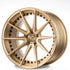 Rohana RFG10 forged wheel in brushed radiant copper with exposed hardware lip