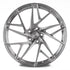 Rohana RFG13 forged wheel in brushed aluminum, face view