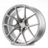 Rohana RFG15 forged wheel in brushed aluminum, angled view