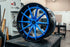 Rohana RFG27 forged wheel in blue with a gloss black lip