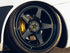 Rohana RFG39 forged wheel in gloss black on a Porsche 911, close-up