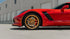 Rohana RFG5 forged wheel in bronze on a red C7 Corvette Z06