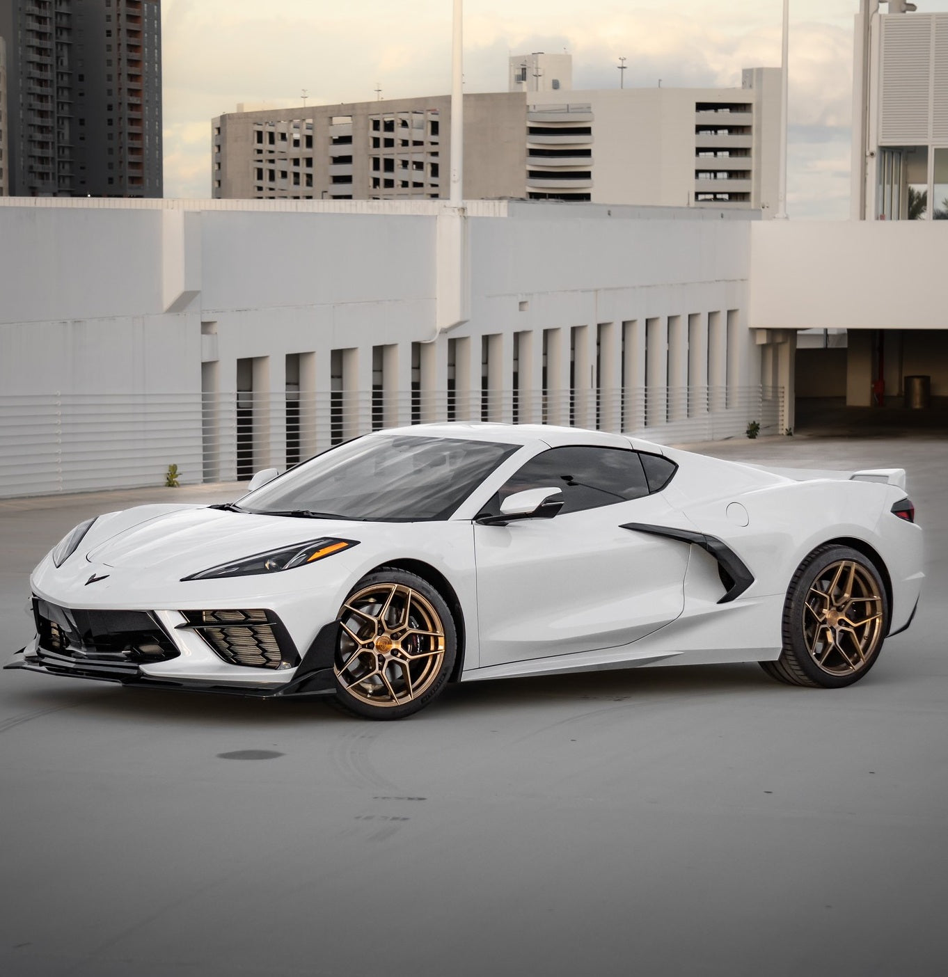 Rohana RFX11 Brushed Bronze C8 Corvette (19x8.5/20x12 Setup) Full Set