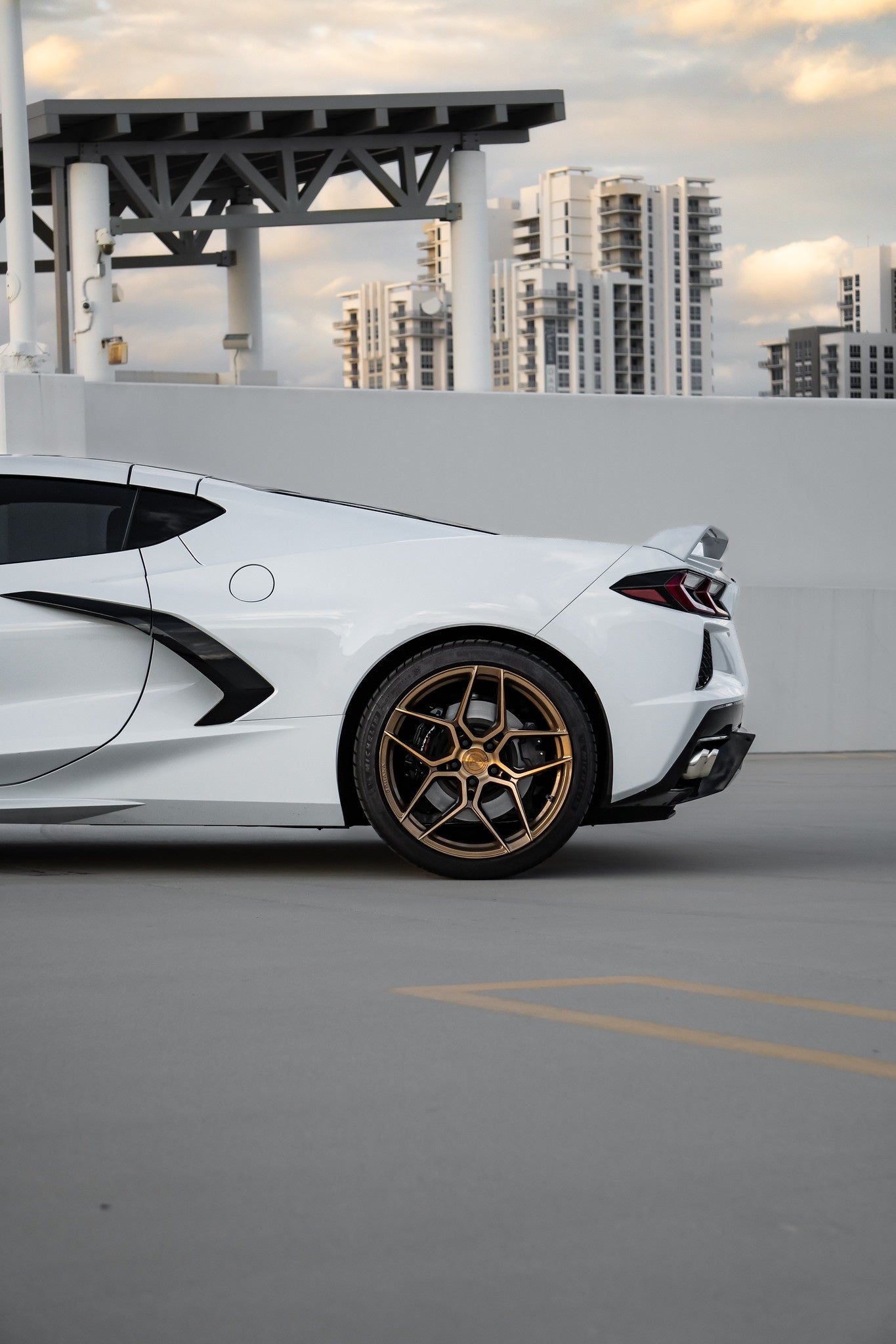Rohana RFX11 Brushed Bronze C8 Corvette (19x8.5/20x12 Setup) Full Set