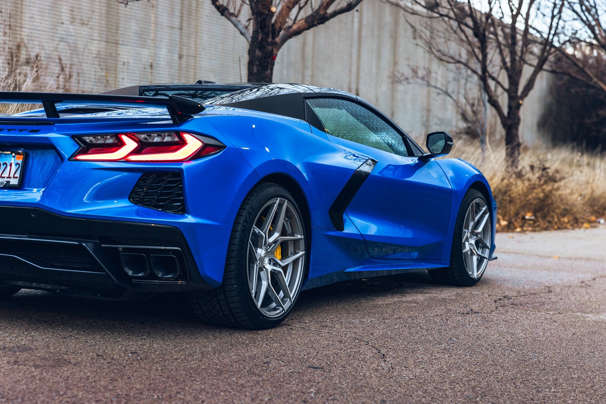 Rohana RFX11 Brushed Titanium C8 Corvette (20x9/21x12 Setup) Full