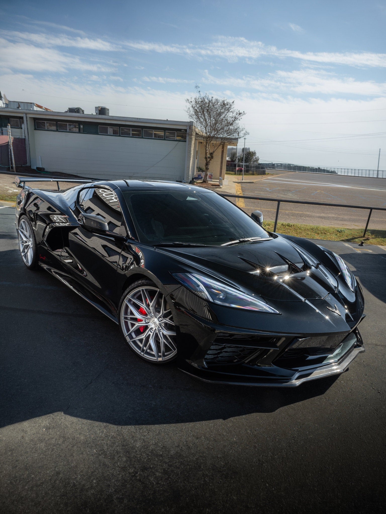 Rohana RFX17 Brushed Titanium C8 Corvette (20x9/21x12 Setup) Full