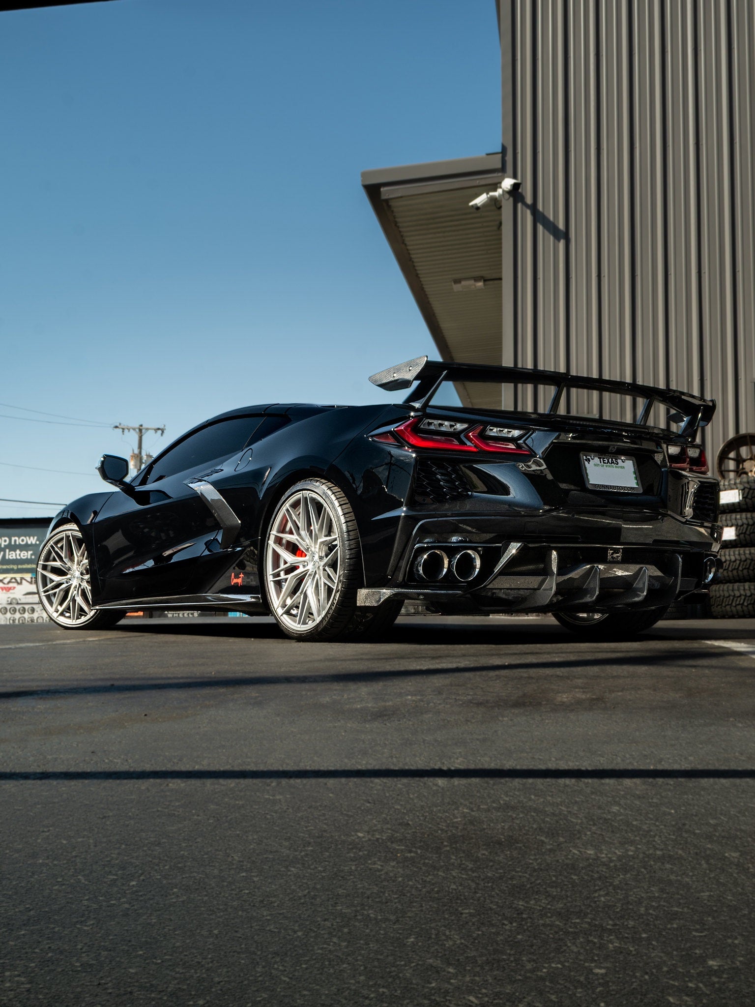 Rohana RFX17 Brushed Titanium C8 Corvette (20x9/21x12 Setup) Full