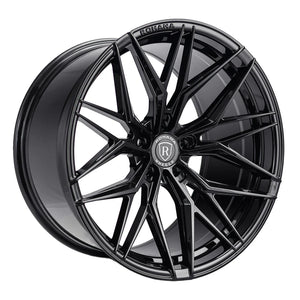 Roa Rohana RFX17 Gloss Black C8 Corvette (20x9/21x12 Setup) Full Set