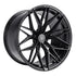 Rohana RFX17 Gloss Black C8 Corvette (19x8.5/20x12 Setup) Full Set
