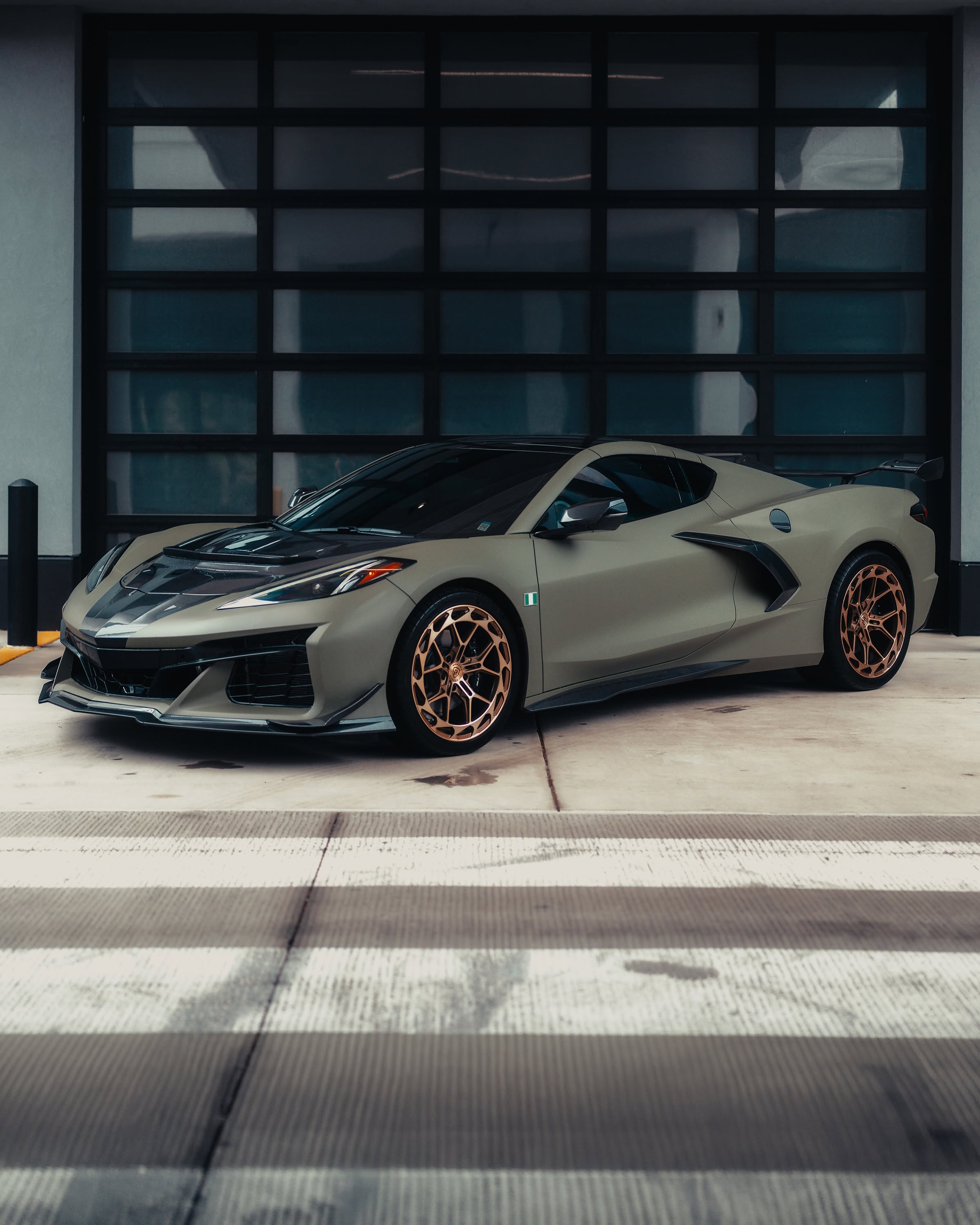 Rohana RFX19 Machine Bronze C8 Corvette (19x8.5/20x11 Setup) Full Set
