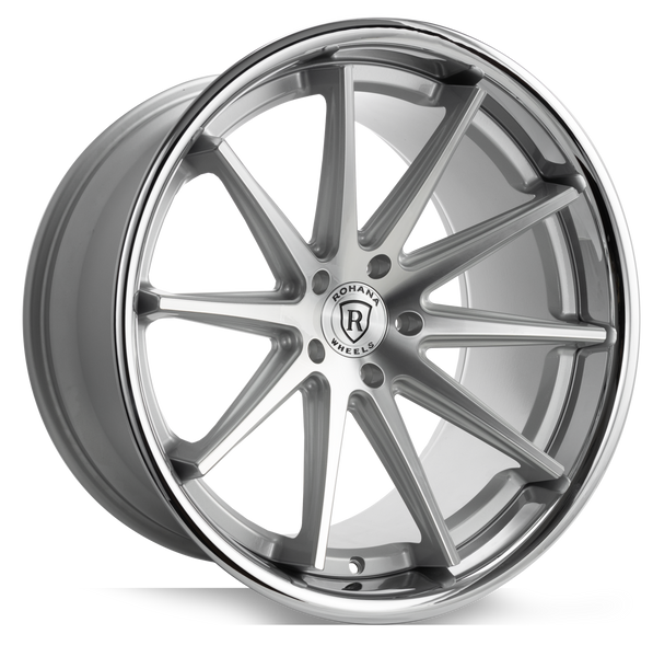 Rohana RFC10 | Machine Silver W/Chrome Lip | Rotary Forged