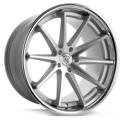 Rohana RFC10 | Machine Silver W/Chrome Lip | Rotary Forged