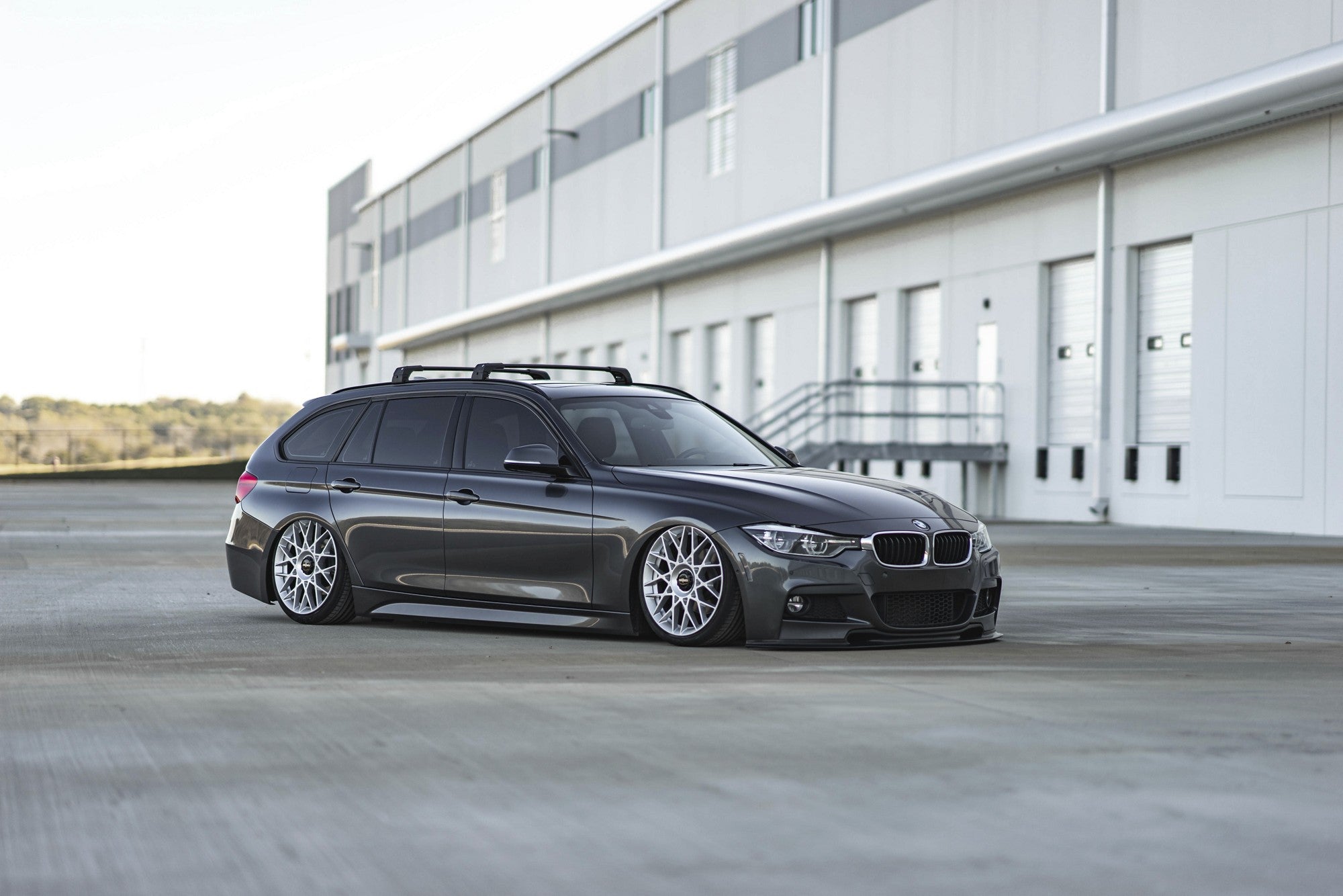 2018 BMW 330i with Rotiform BLQ-C wheels in Silver