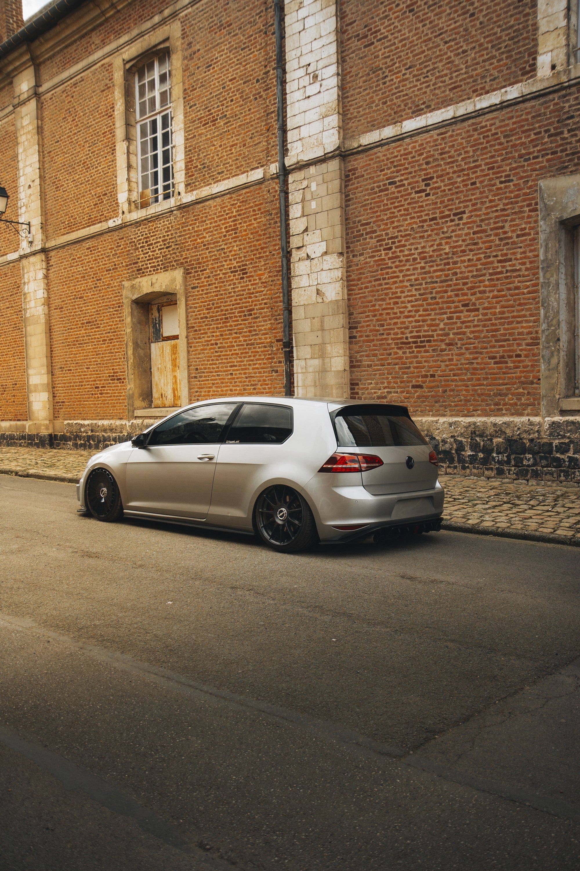 2015 VW Golf GTI with Rotiform DTM wheels in Satin Black