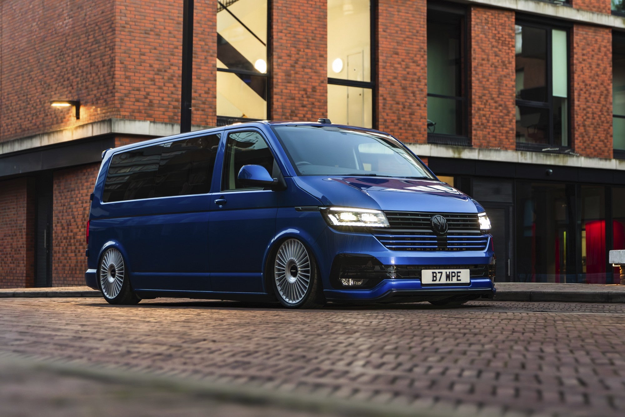 2024 VW T6 with Rotiform GRZ wheels in Gloss Silver