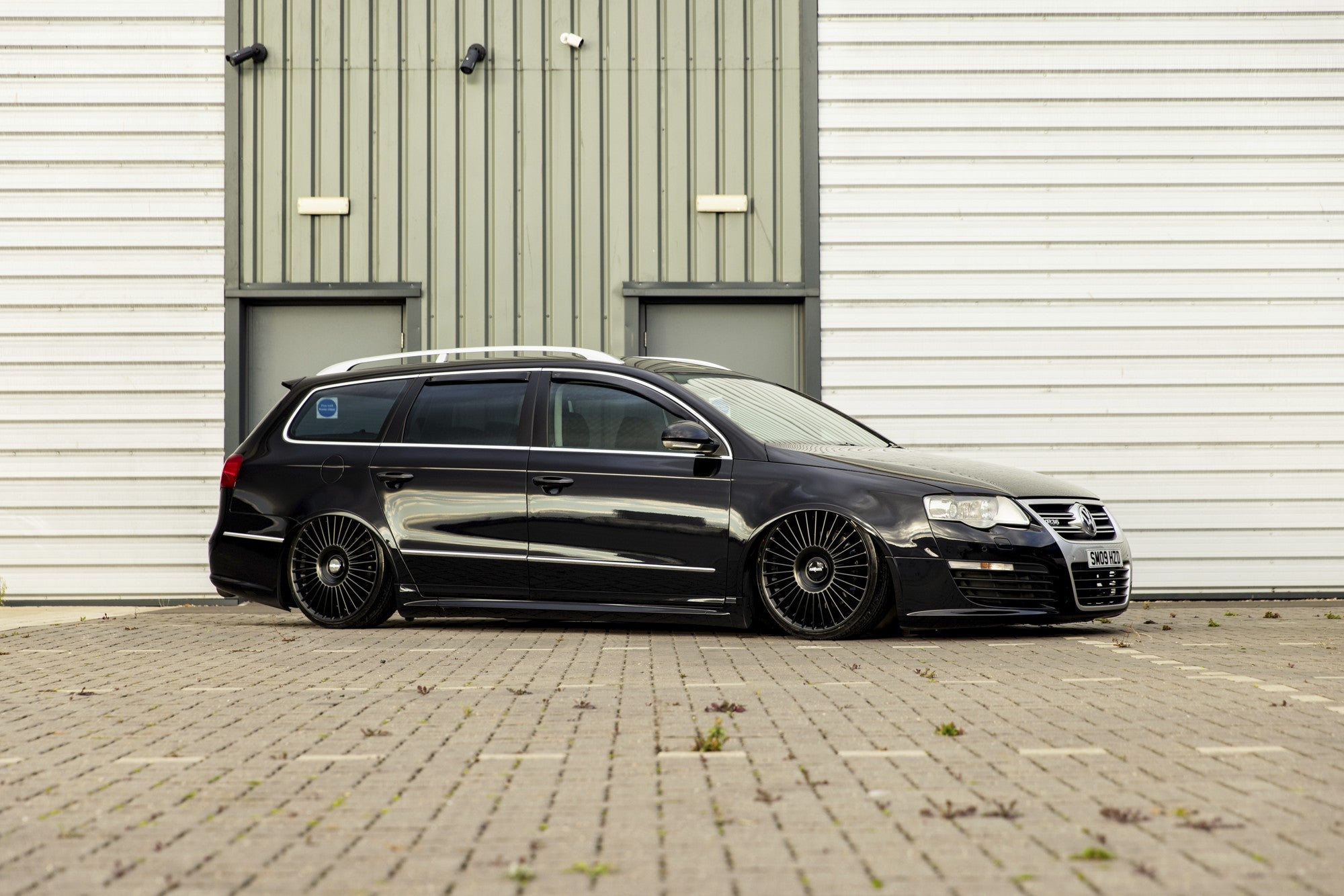 2010 VW Passat R36 with Rotiform GRZ wheels in Matte Black