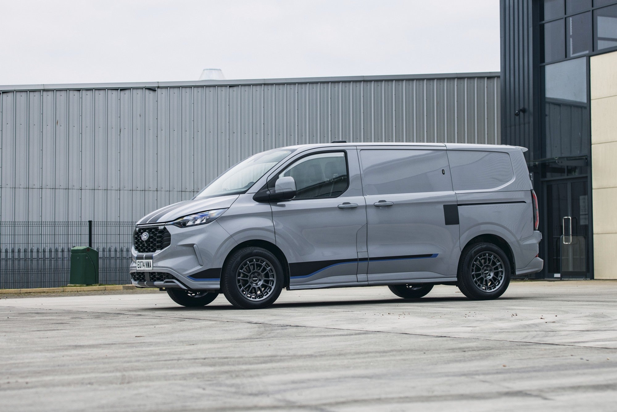 2026 Ford Transit with Rotiform OZR-T wheels in Gloss Gunmetal