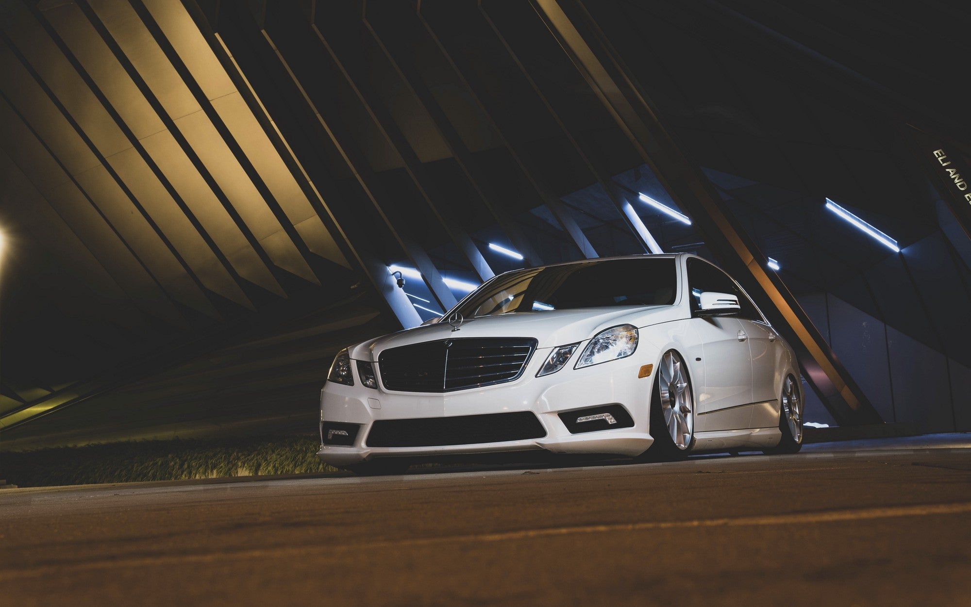 2012 Mercedes E350 with Rotiform DTM wheels in Silver