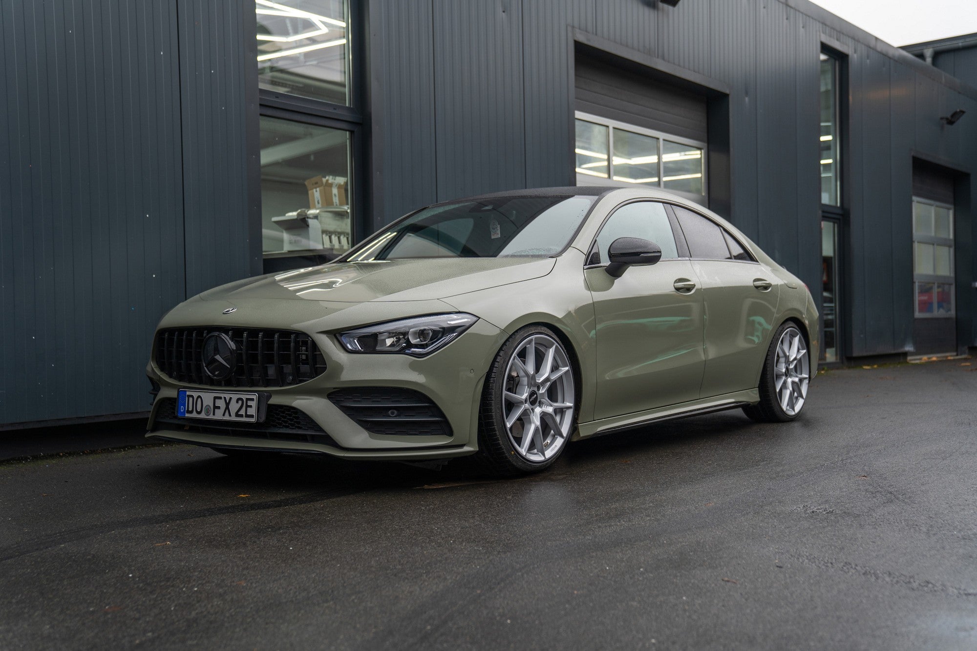 2024 Mercedes Cla with Rotiform KPR wheels in Silver