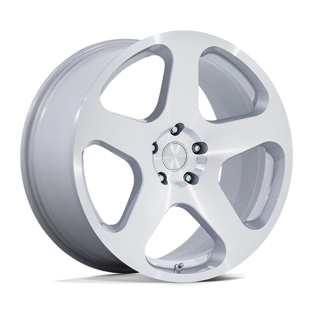 Rotiform NUE Gloss Silver w/ Machined Face wheel