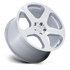 Rotiform NUE Gloss Silver w/ Machined Face wheel - view 2