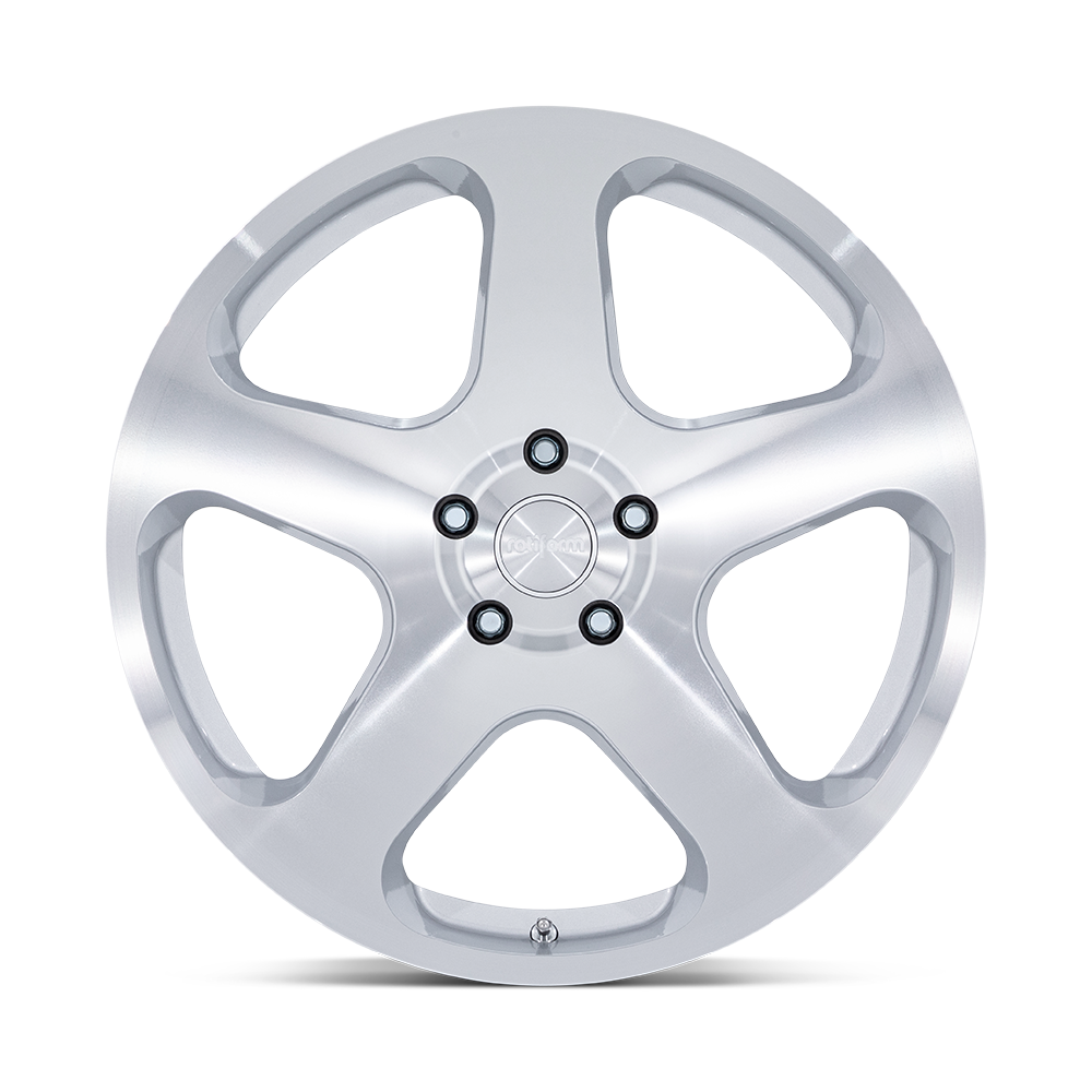 Rotiform NUE Gloss Silver w/ Machined Face wheel - view 4