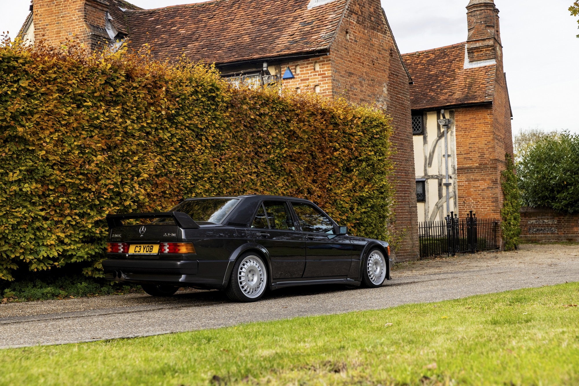 1993 Mercedes 190e with Rotiform PMF wheels in Gloss Silver