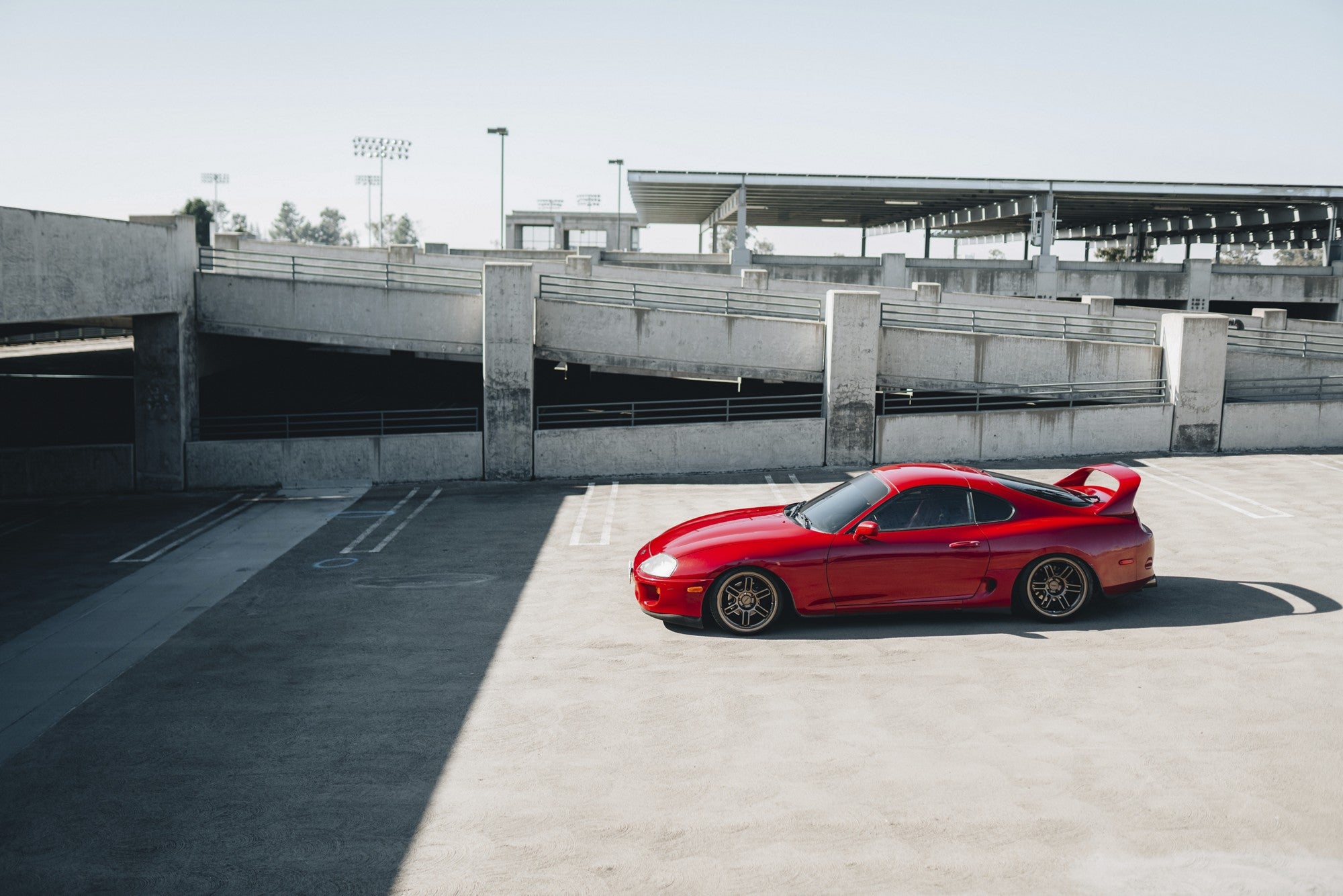 2000 Toyota Supra with Rotiform RPS wheels in Burnt Bronze
