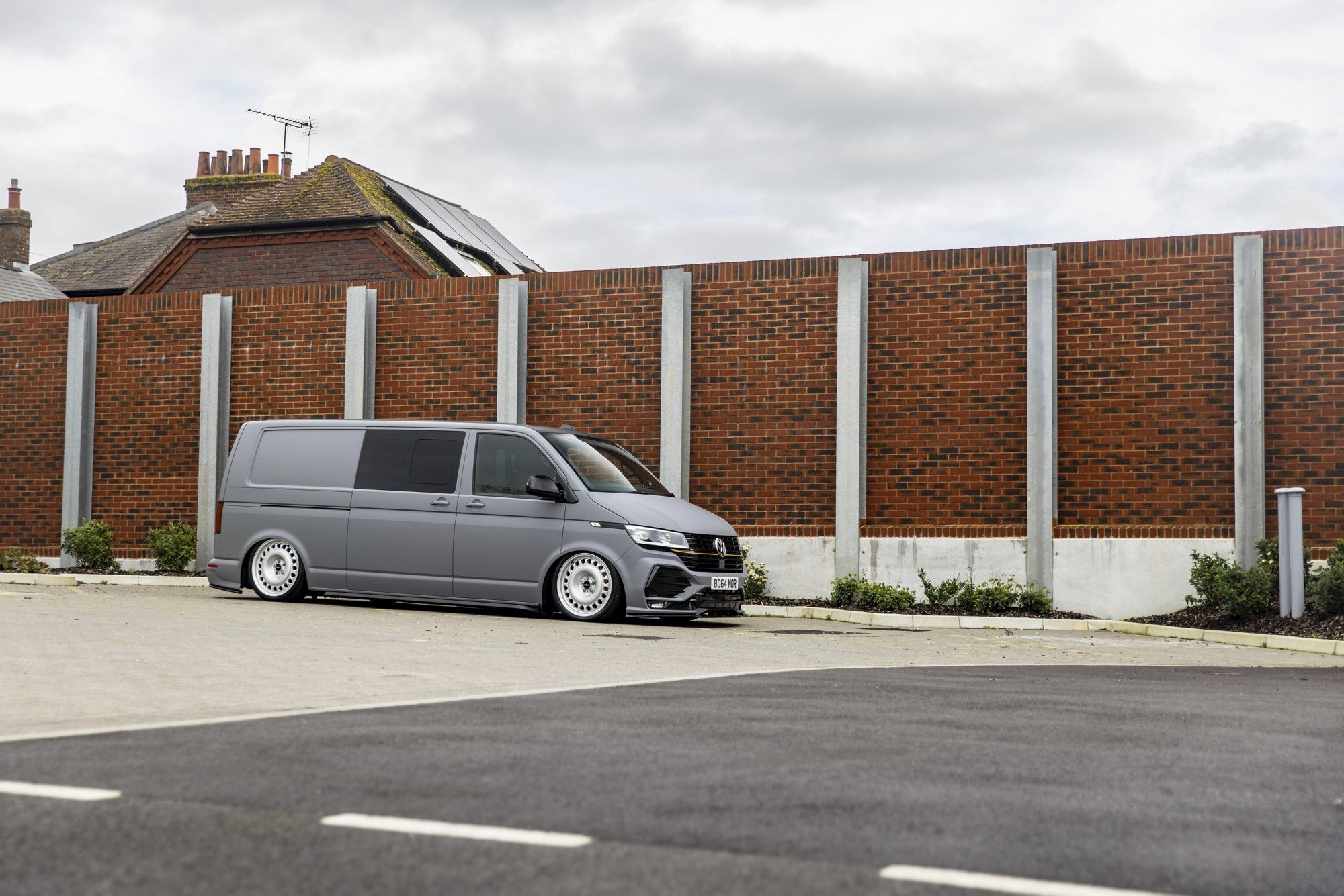 2017 VW T6.1 with Rotiform STL wheels in Matte Silver