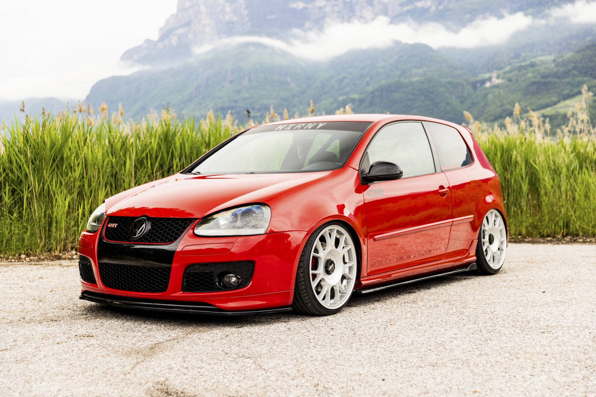 2007 VW Golf GTI with Rotiform TUF-R wheels in Satin Silver