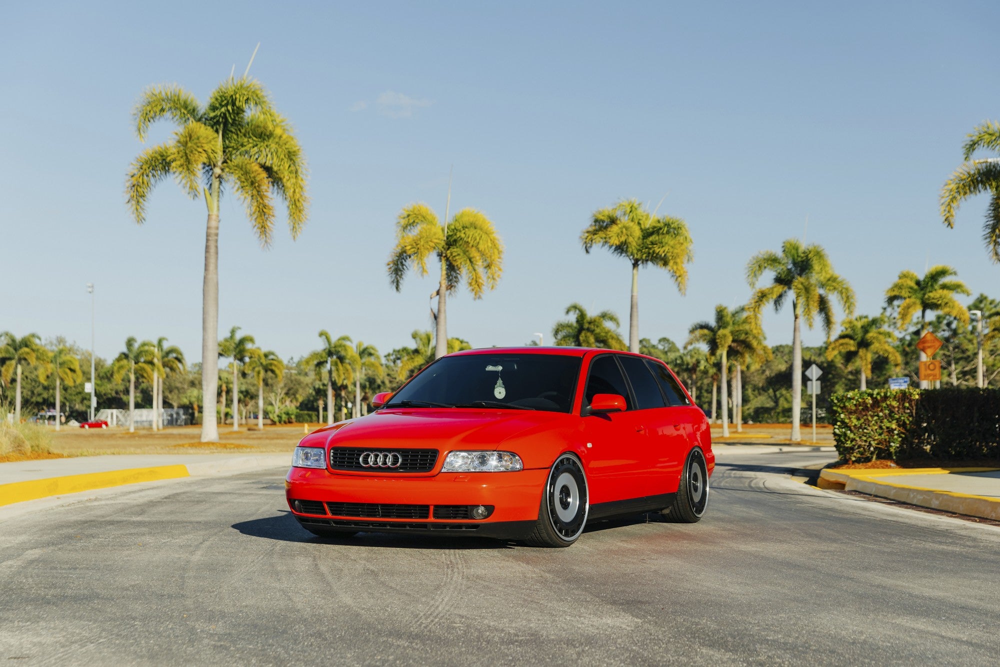 1998 Audi A4 Avant with Rotiform ZBF wheels in Matte Black w/ Machined Face
