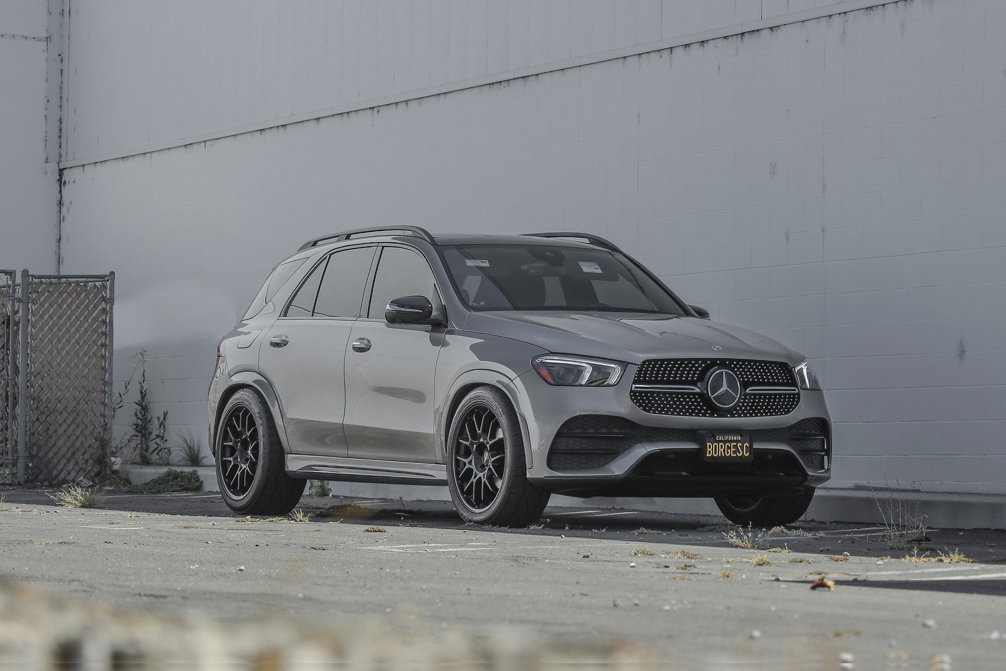 2022 Mercedes GLE with Rotiform ZWS wheels in Matte Black