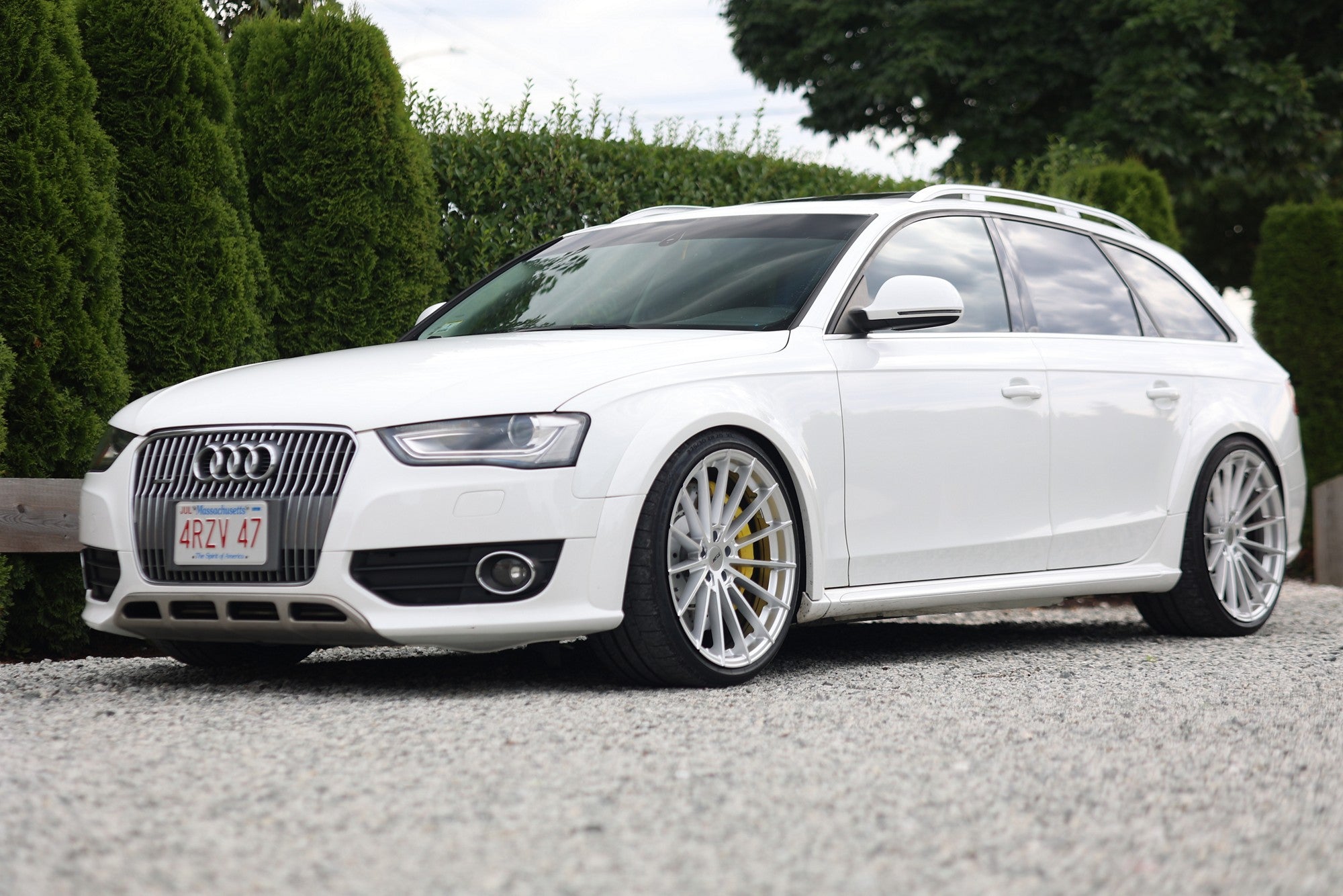2013 Audi Allroad with TSW Goodwood wheels in Hyper Silver