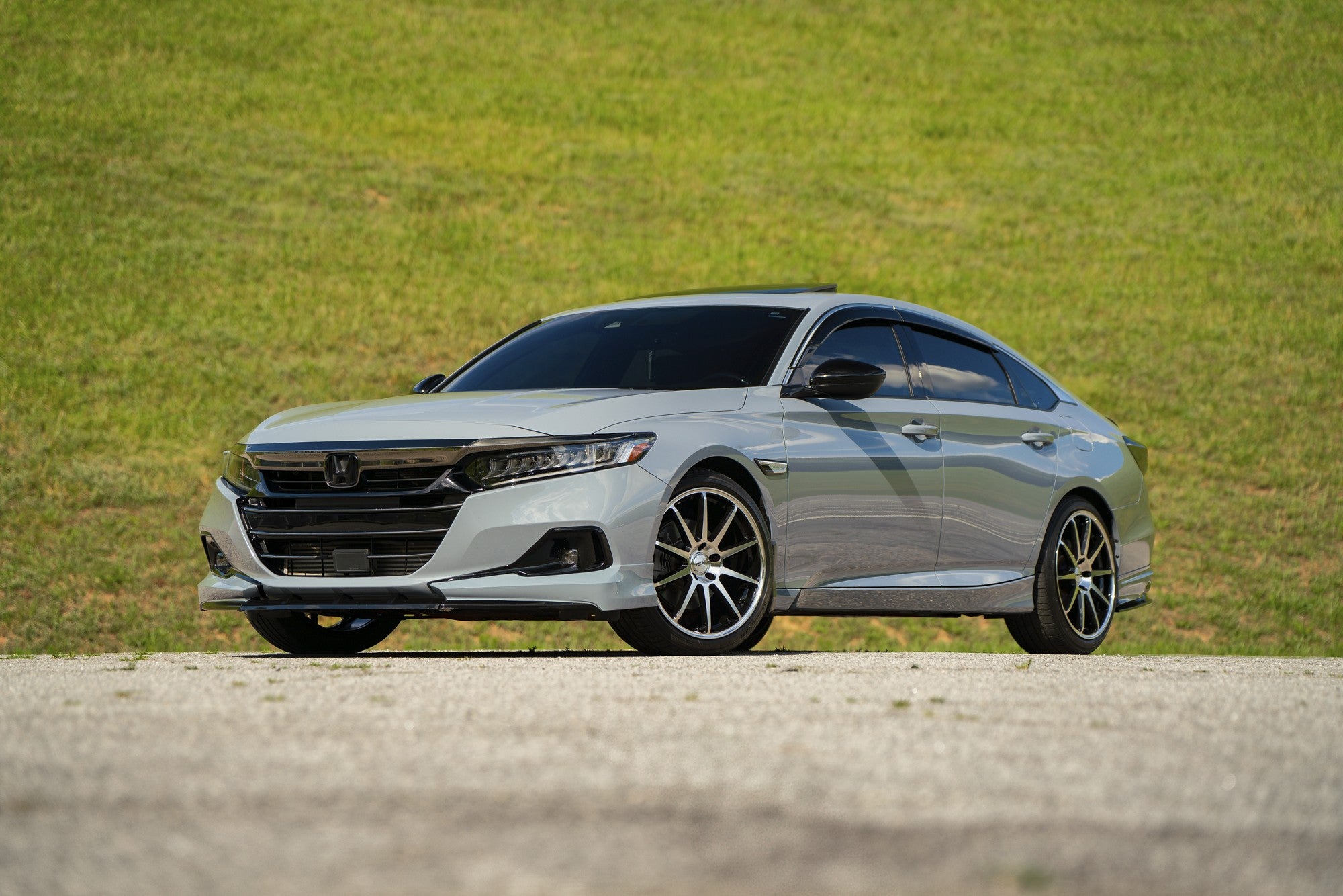 2018 Honda Accord with TSW Canard wheels in Gloss Black w/ Machined Face