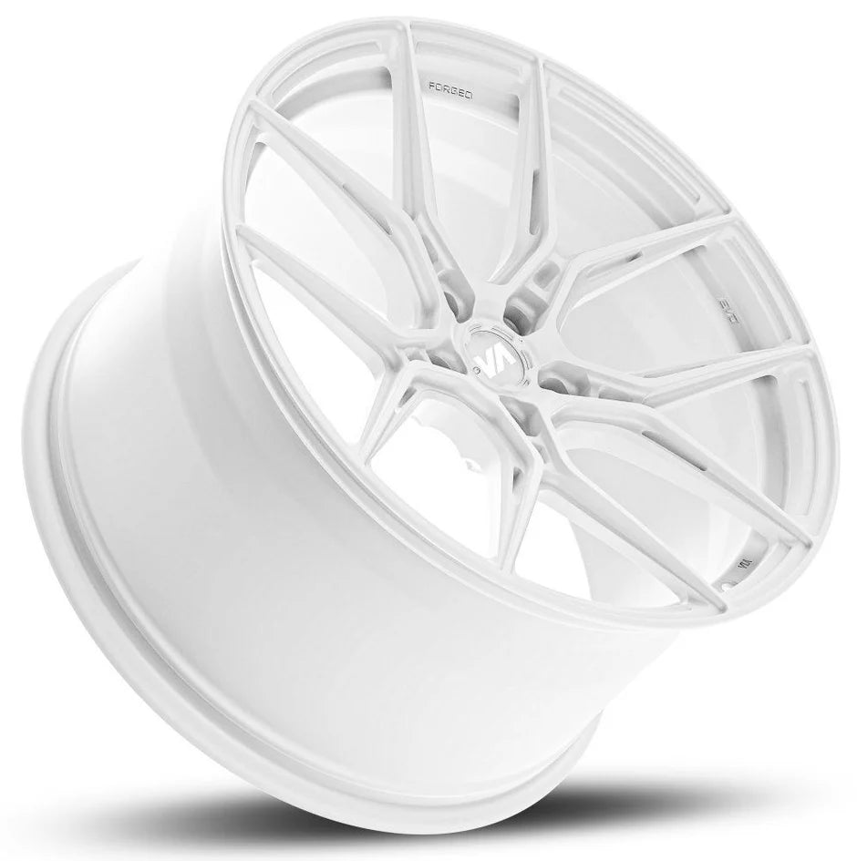 Variant Nysa Gloss White (20x9/21x12 Setup) Full Set - Forged