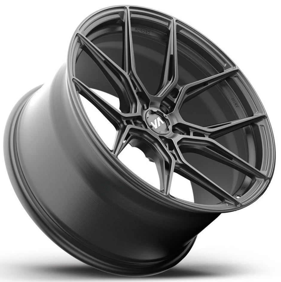 Variant Nysa Satin Gunmetal (19x8.5/20x11 Setup) Full Set - Forged