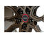 Vossen HF-2 Satin Bronze wheel - view 5