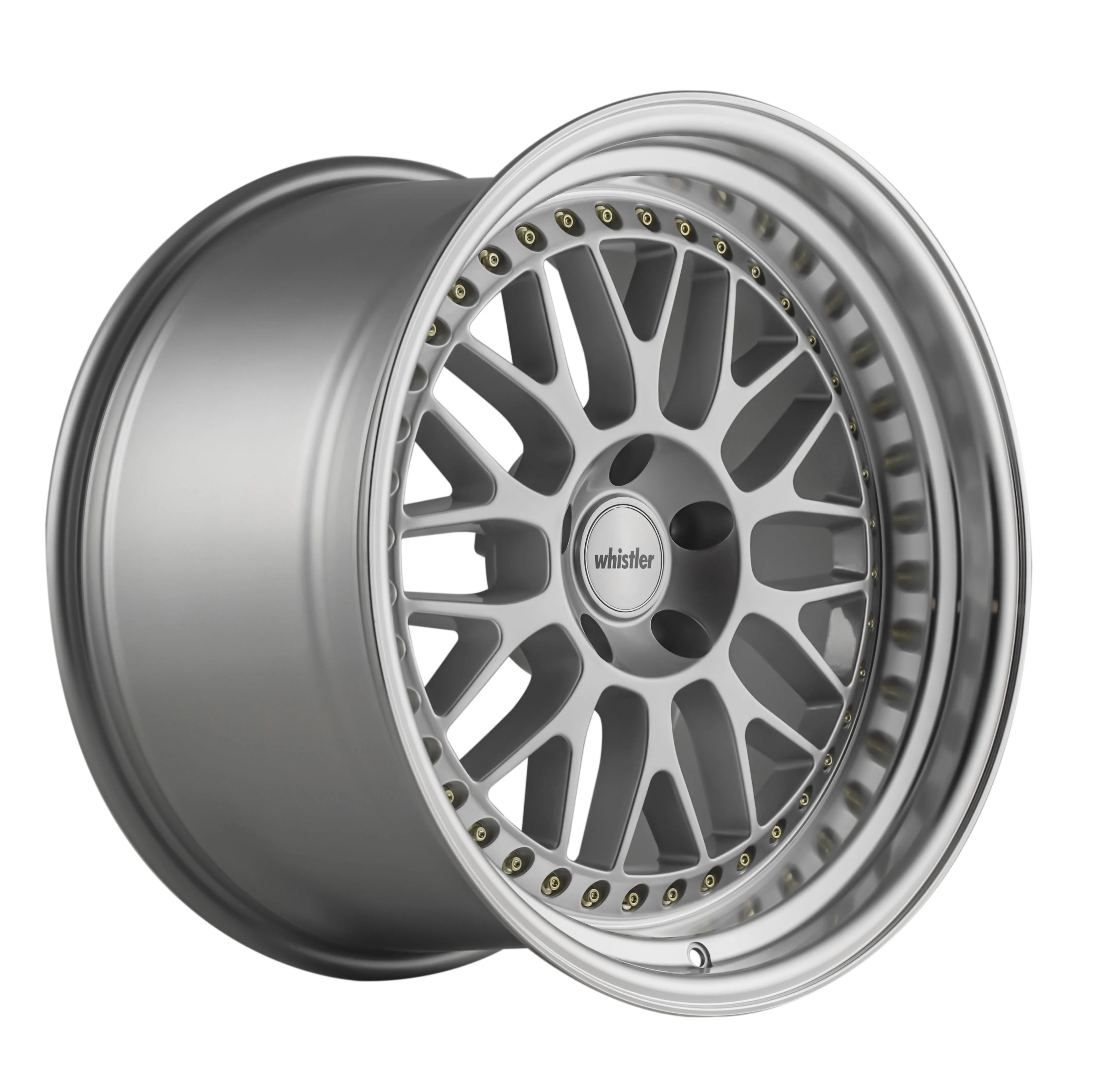 Whistler SK10 Silver Machined Lip Rivet Gold