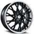 Azad AZ822 Semi Matte Black W/ Chrome Lip