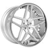 Azad AZ1029 Silver Brushed W/ Chrome Lip