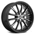 Avenue A611 Gloss Black Machined