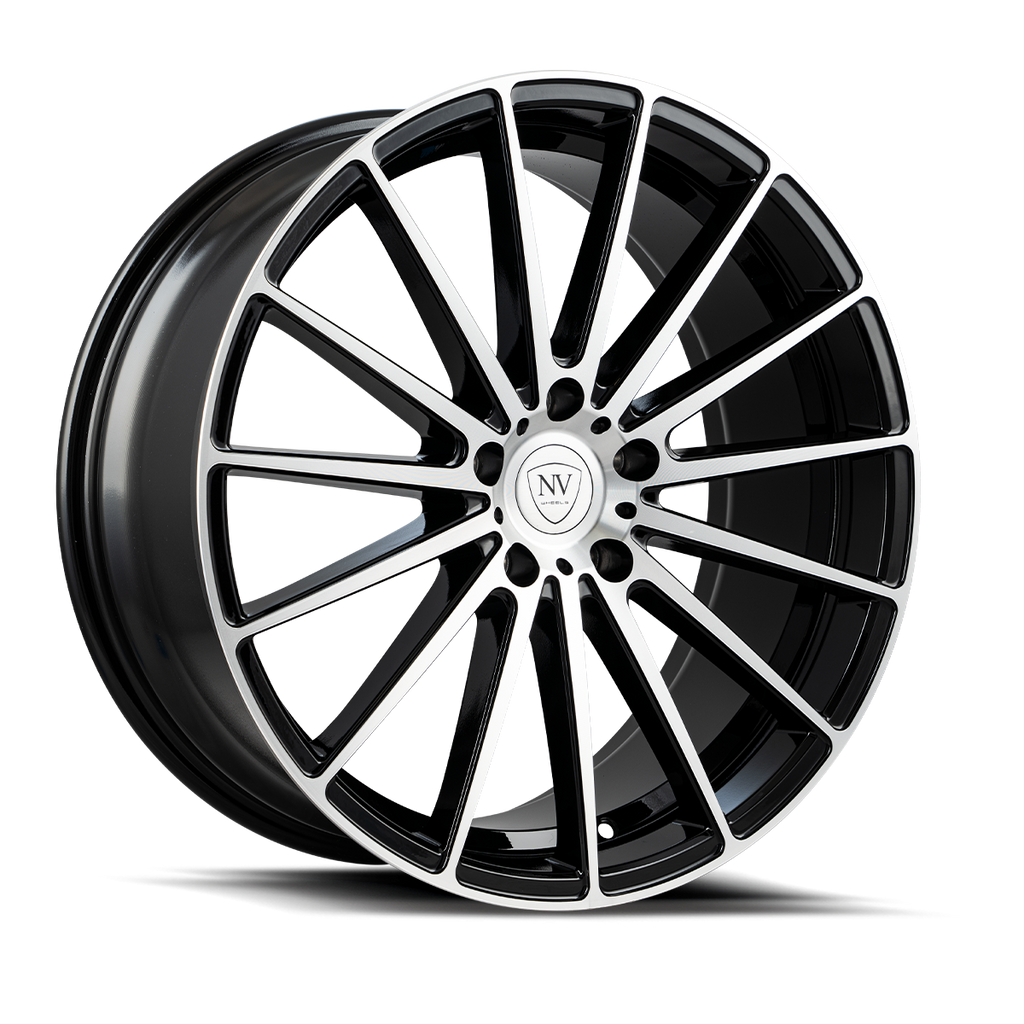 NV Wheels NVXV | Silver Machine Face | Multi Spoke Design – unleashedwheels