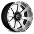 Off-Road Monster M18 Flat Black Machined Face