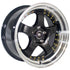 MST MT07 Black w/ Machined Lip Gold Rivets
